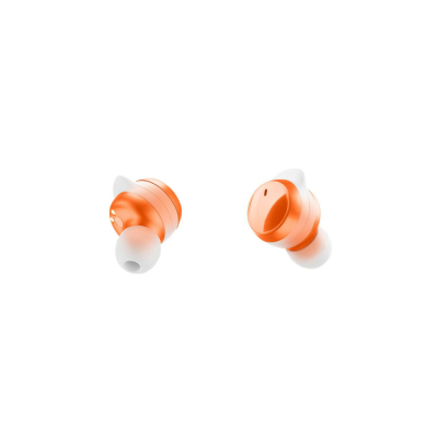 CELLULAR LINE 467899 Music Sound Flow Bluetooth Ακουστικά TWS με Θήκη Φόρτισης Πορτοκαλί