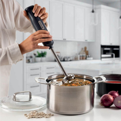 ARIETE 601/10 Hand Blender 3in1 Navy Blue