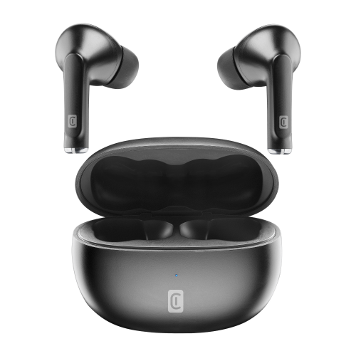 CELLULAR LINE 426124 Flick Bluetooth Ακουστικά TWS Μαύρα με Θήκη Φόρτισης Μαύρη