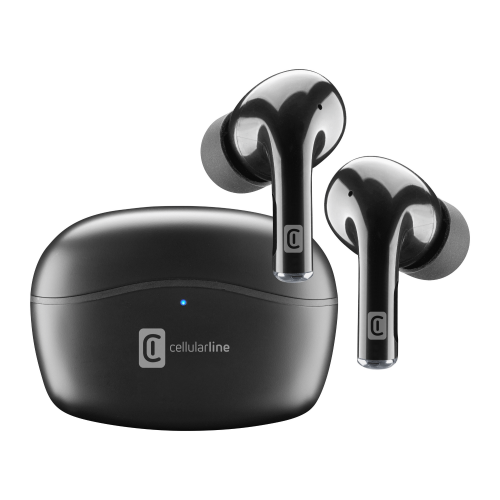 CELLULAR LINE 427800 Vivid ANC Bluetooth Ακουστικά TWS Μαύρα με Θήκη Φόρτισης Μαύρη