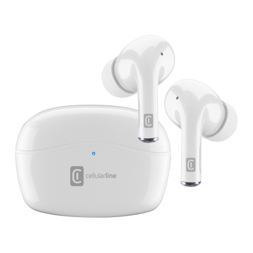 CELLULAR LINE 427817 Vivid ANC Bluetooth Ακουστικά TWS Λευκά με Θήκη Φόρτισης Λευκή