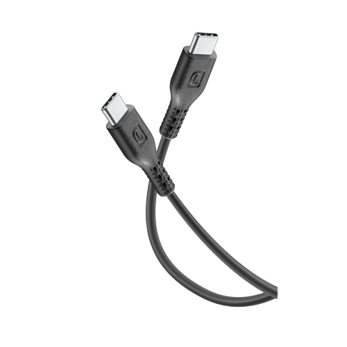 CELLULAR LINE 428241 USB Καλώδιο Συγχρονισμού και Φόρτισης Type-C (1,2m) Μαύρο