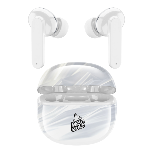 CELLULAR LINE 435126 Music Sound Fantasy Bluetooth Ακουστικά TWS Λευκά με Θήκη Φόρτισης Λευκή