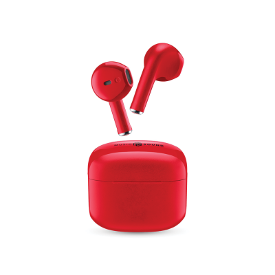 CELLULAR LINE 454790 Swag Bluetooth Ακουστικά TWS με Θήκη Φόρτισης Κόκκινα