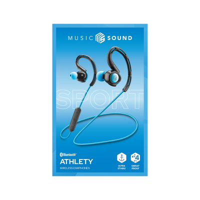 CELLULAR LINE Handsfree Bluetooth Ακουστικά Athlety Μπλε