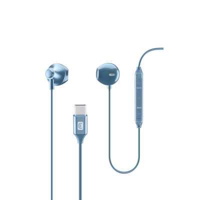 CELLULAR LINE 456107 Handsfree Ακουστικά Orbit με βύσμα Type-C Μπλε