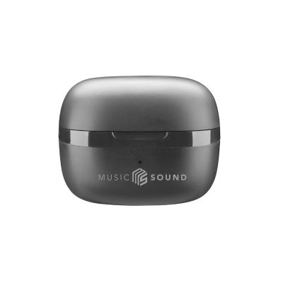 CELLULAR LINE 467868 Music Sound Flow Bluetooth Ακουστικά TWS με Θήκη Φόρτισης Μαύρα