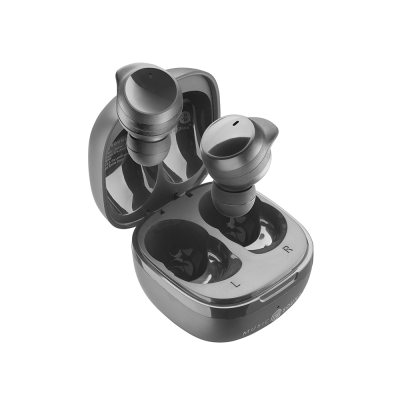 CELLULAR LINE 467868 Music Sound Flow Bluetooth Ακουστικά TWS με Θήκη Φόρτισης Μαύρα
