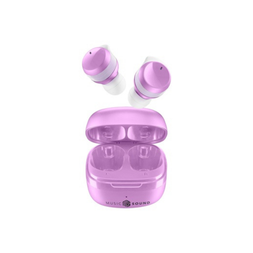 CELLULAR LINE 467936 Music Sound Flow Bluetooth Ακουστικά TWS με Θήκη Φόρτισης Βιολετί