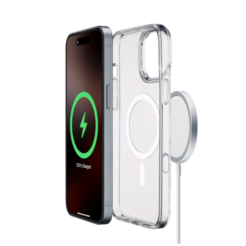 CELLULAR LINE 482823 Μαγνητική Θήκη Κινητού για Magsafe Φορτιστή iPhone 16 Pro Max Διαφανής