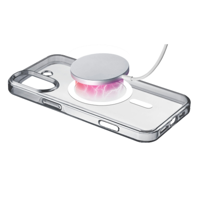 CELLULAR LINE 482700 Μαγνητική Θήκη Κινητού για Magsafe Φορτιστή iPhone 16 Διαφανής