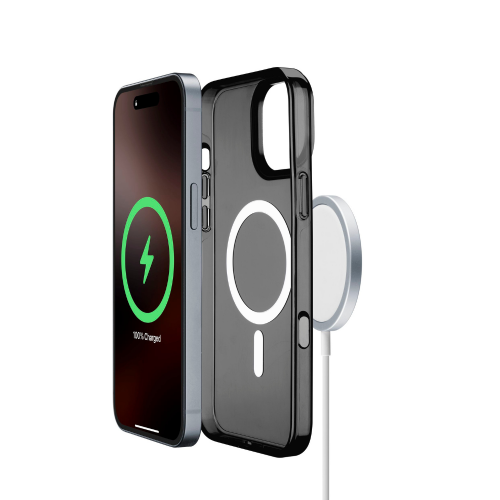 CELLULAR LINE 482830 Μαγνητική Θήκη Κινητού Magsafe Σκληρής Σιλικόνης για iPhone 16 Pro Max Μαύρη