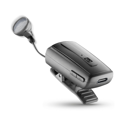 CELLULAR LINE 118043 Clip Bluetooth Ακουστικό Hands-Free Μαύρο