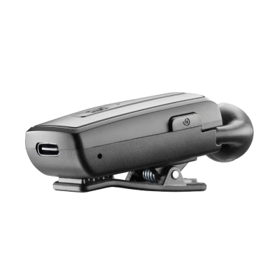 CELLULAR LINE 118043 Clip Bluetooth Ακουστικό Hands-Free Μαύρο