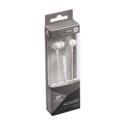 CELLULAR LINE 292019 Handsfree Ακουστικά με βύσμα 3,5mm Acoustic Λευκά