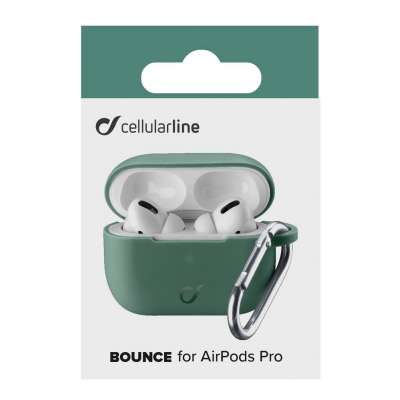 CELLULAR LINE 371790 Θήκη Σιλικόνης Bounce για AirPods Pro Πράσινη