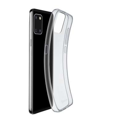 CELLULAR LINE 373770 Fine Θήκη Κινητού Σιλικόνης Back Cover για Samsung Α91 Διαφανής