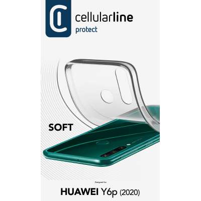 CELLULAR LINE 386251 Soft Θήκη Κινητού Σιλικόνης Back Cover για Huawei Y6P Διαφανής
