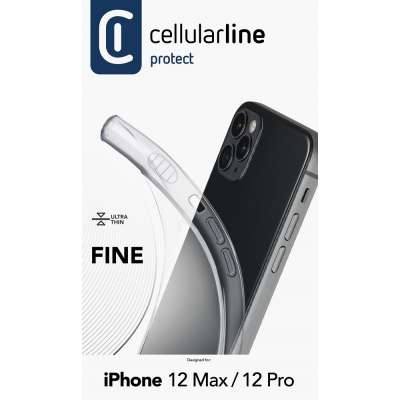CELLULAR LINE 388545 Fine Θήκη Κινητού Σιλικόνης Back Cover για iPhone 12/12 Pro