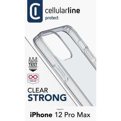 CELLULAR LINE 388477 Clear Duo Θήκη Κινητού Σκληρής Σιλικόνης Back Cover για iPhone 12 Pro Max