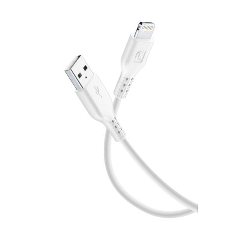 CELLULAR LINE 259593 USB Καλώδιο Συγχρονισμού και Φόρτισης Lightning για Apple (3m) Λευκό