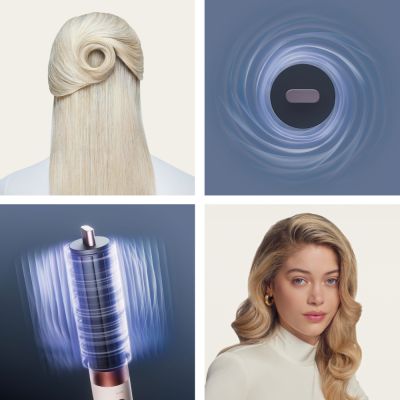 DYSON HS09 Airwrap Co-anda2x Straight+Wavy Ceramic Pink/Rose Gold