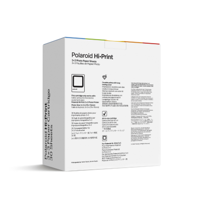 Polaroid Hi-Print 3x3 Paper Cartridge 30 Sheets 6646