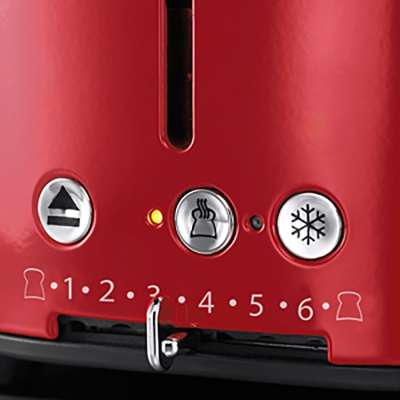 RUSSELL HOBBS 21680-56 Retro Ribbon Red Toaster