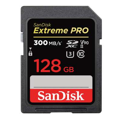 SanDisk SDSDXDK-128G-GN4IN Extreme PRO 128GB 300MB/s, UHS-II, Class 10, U3, V90