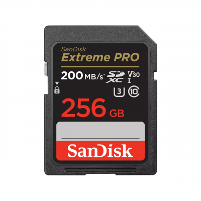 SanDisk Extreme PRO 256GB SDXC UHS-I + 2 years RescuePRO Deluxe