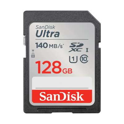 SanDisk SDSDUNB-128G-GN6IN Ultra 128GB SDXC Memory Card 140MB/s