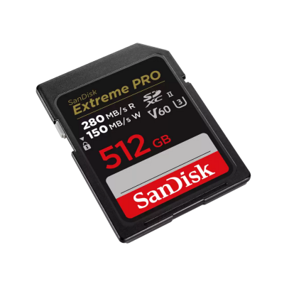 SanDisk Extreme PRO 512GB SDXC UHS-II + 2 years RescuePRO Deluxe