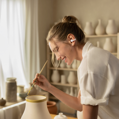 Shokz E320 Ακουστικά OpenDots 2 Pearl White Shokz E320 Ακουστικά OpenDots 2 Pearl White