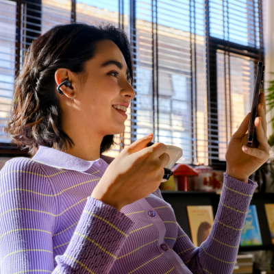 Shokz E210 Ακουστικά OpenDots Air Black