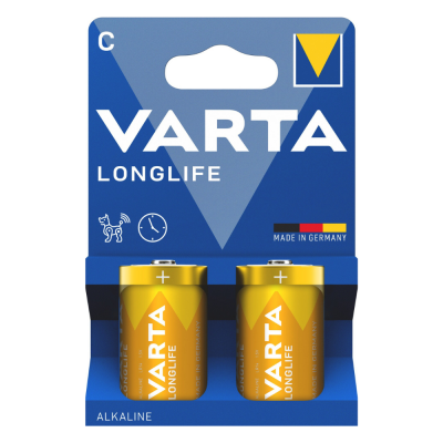 VARTA 4114 συσκ. 2 ΑΛΚΑΛΙΚΗ LONGLIFE C