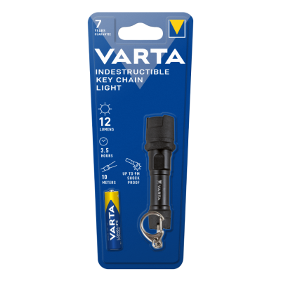 VARTA Φακός Μπρελόκ Indestructible Key Chain Light + 1xAAA