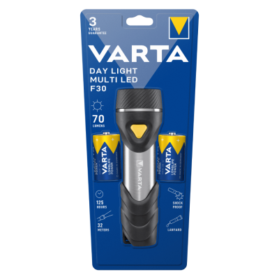 VARTA Φακός Day Light Multi LED F30 + 2xD