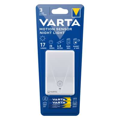 VARTA 16624101421 Motion Sensor Night Light 3AAA included