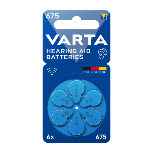 VARTA 24600 Μπαταρίες Ακουστικών Βαρηκοΐας 675 συσκ 6