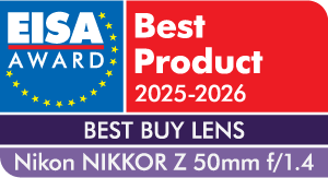 EISA Award Nikon Nikkor Z 50mm